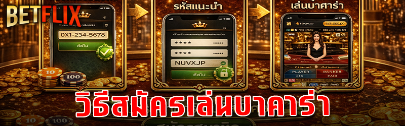 วิธีสมัครเล่นบาคาร่า